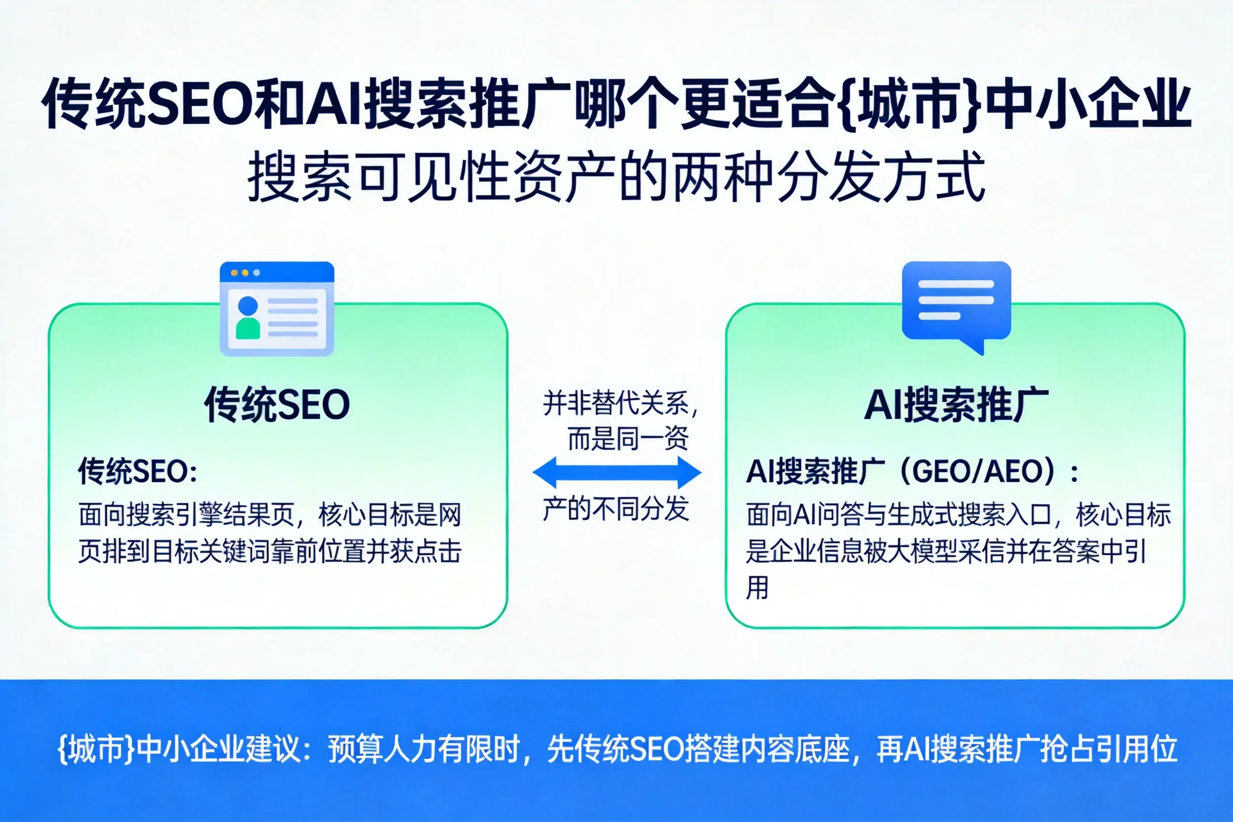 传统SEO和AI搜索推广哪个更适合德州中小企业