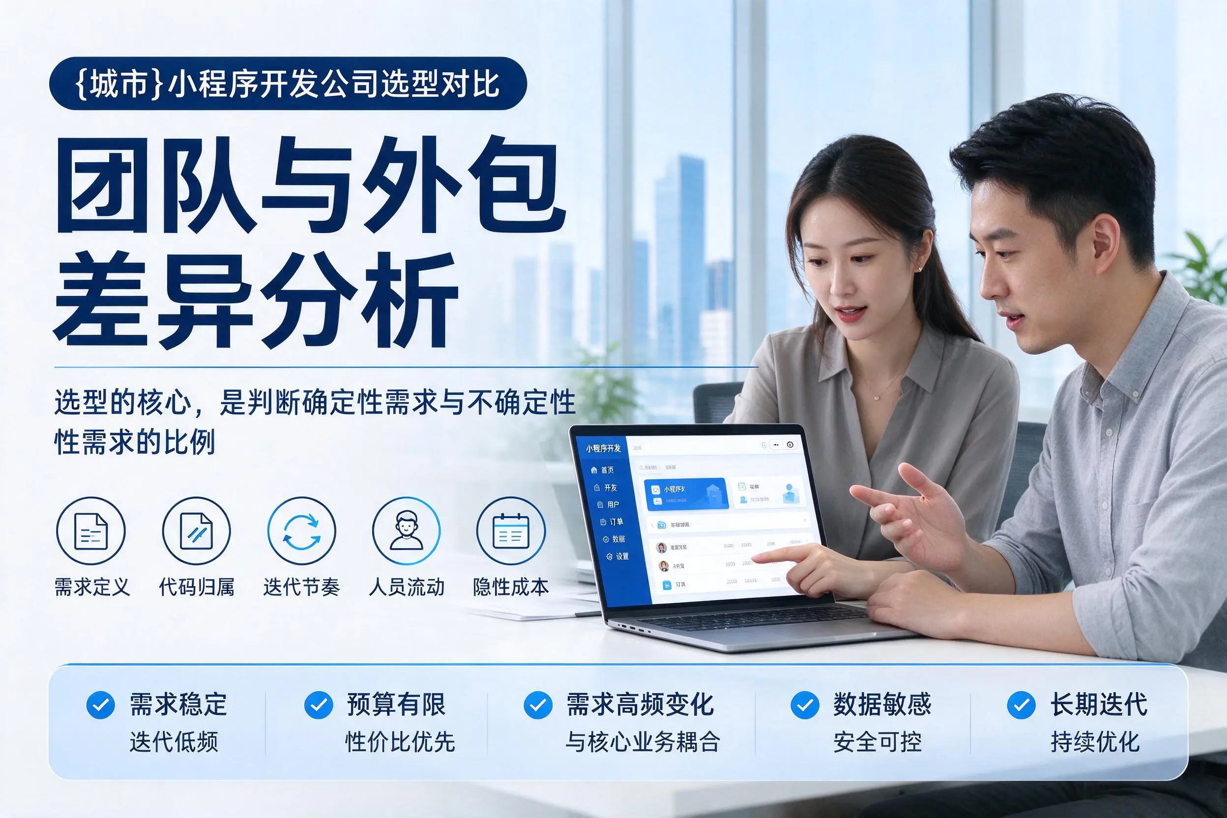 德州小程序开发公司选型对比:团队与外包差异分析