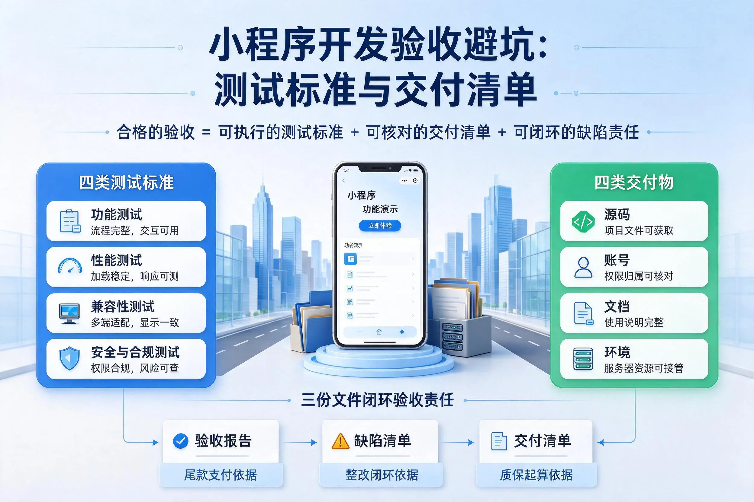 德州小程序开发验收避坑：测试标准与交付清单
