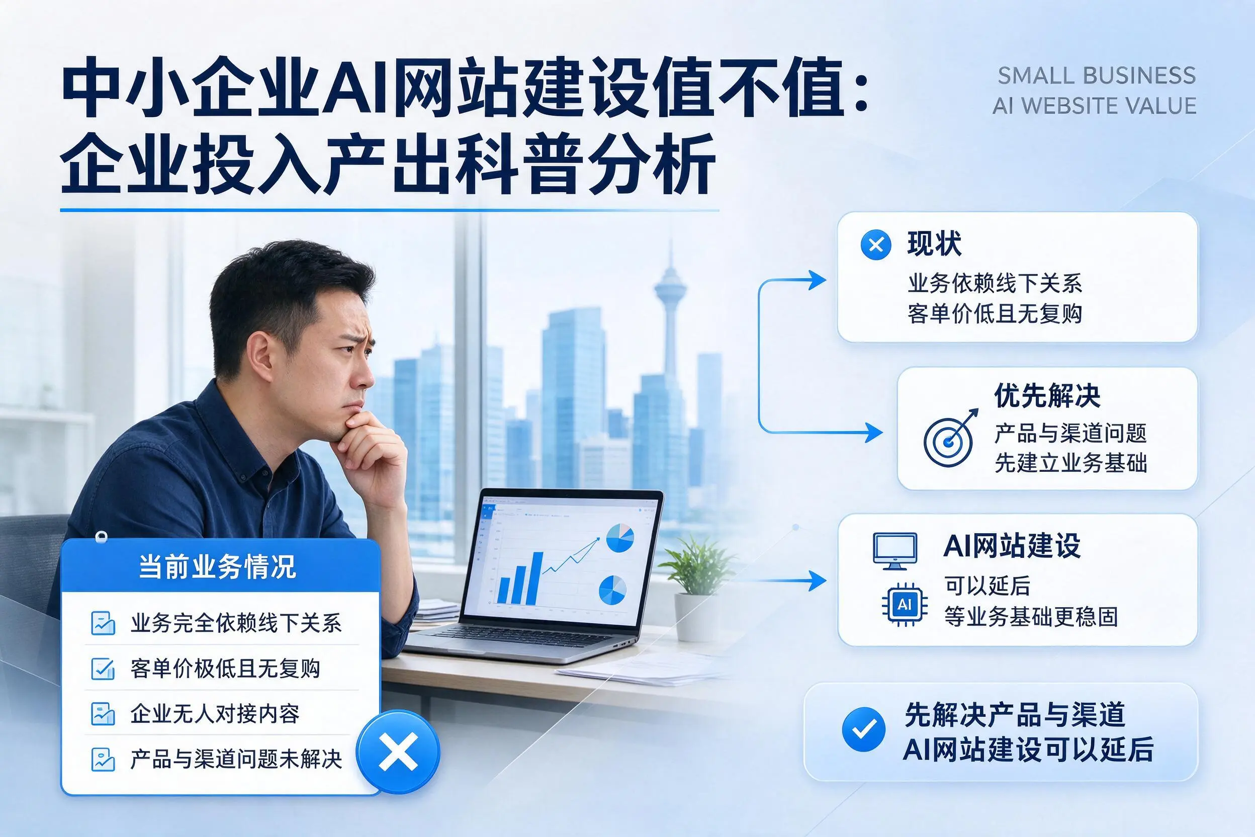 中小企业AI网站建设值不值:德州企业投入产出科普分析