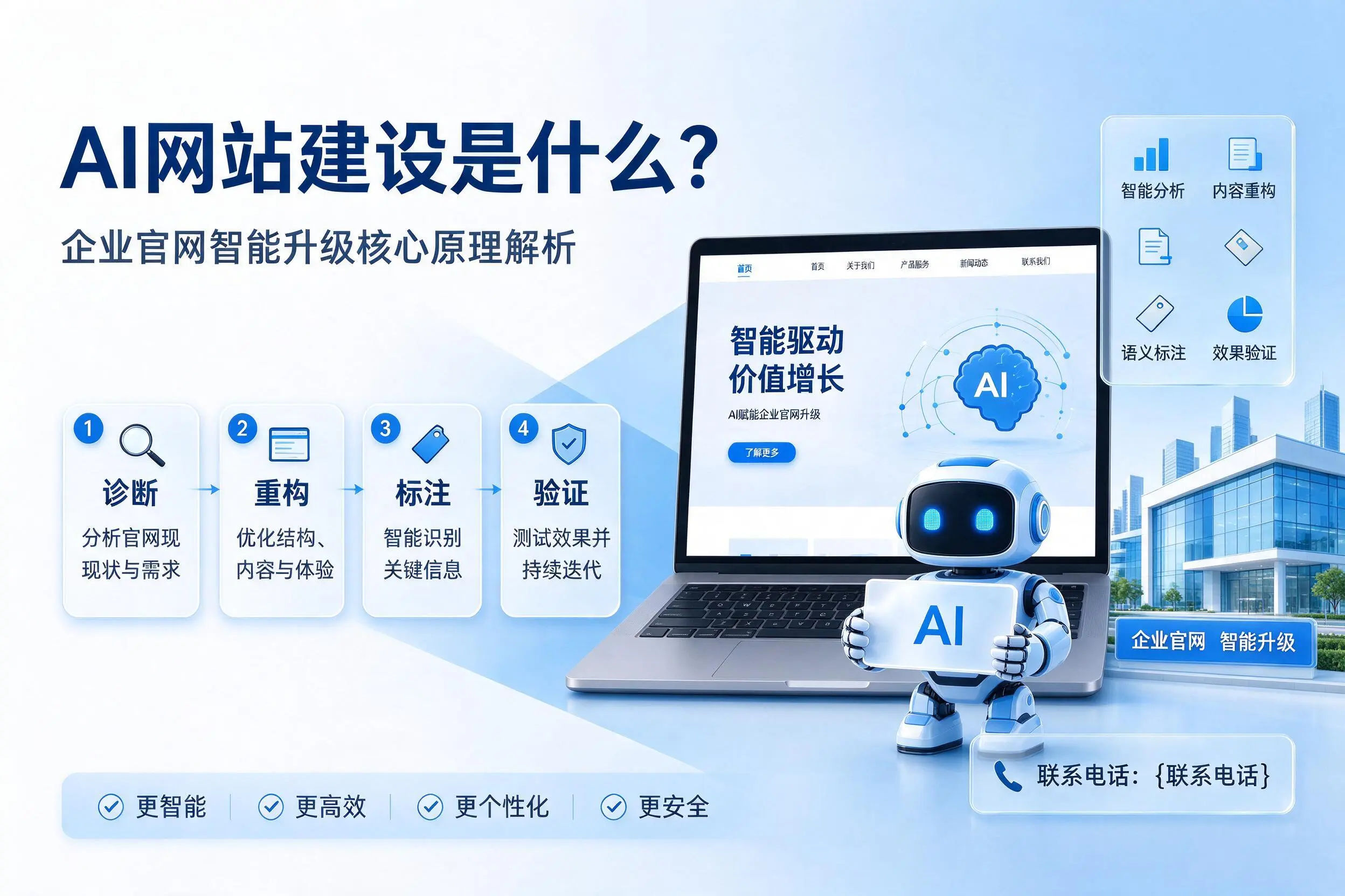 AI网站建设是什么？德州企业官网智能升级核心原理解析