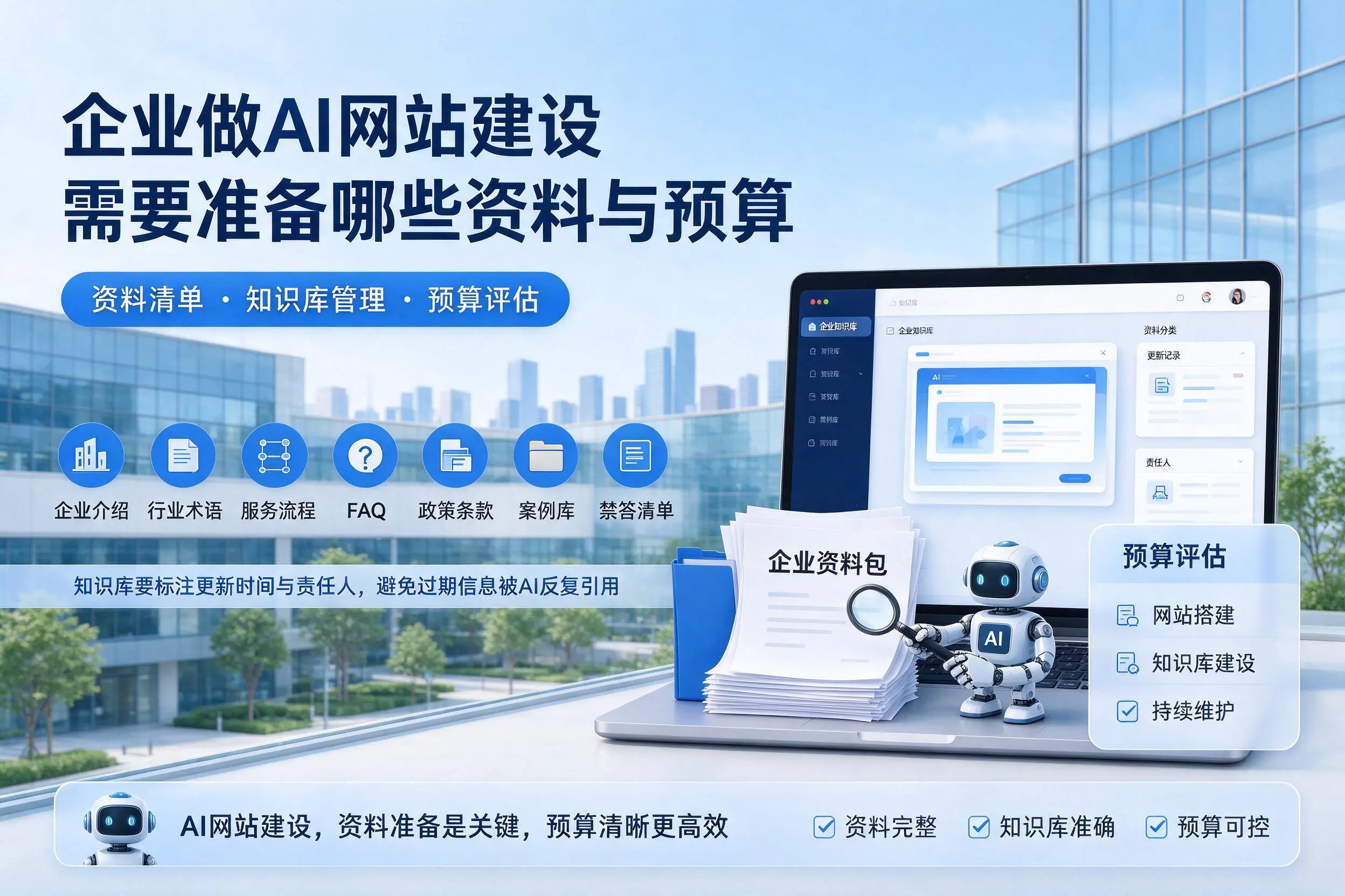 德州企业做AI网站建设需要准备哪些资料与预算