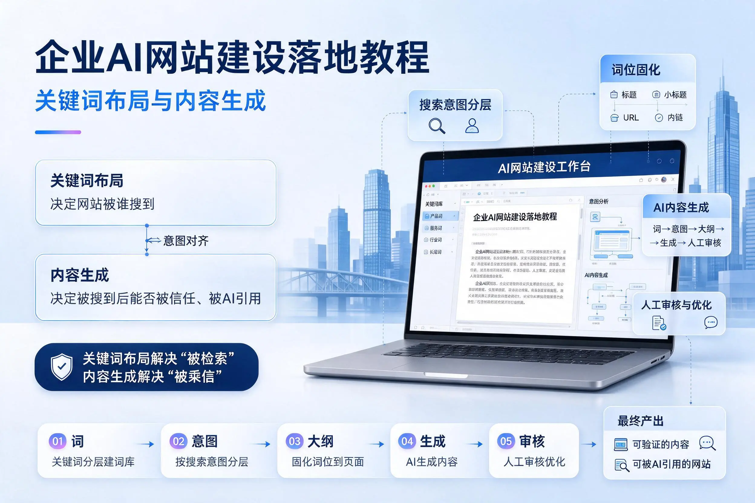 德州企业AI网站建设落地教程：关键词布局与内容生成