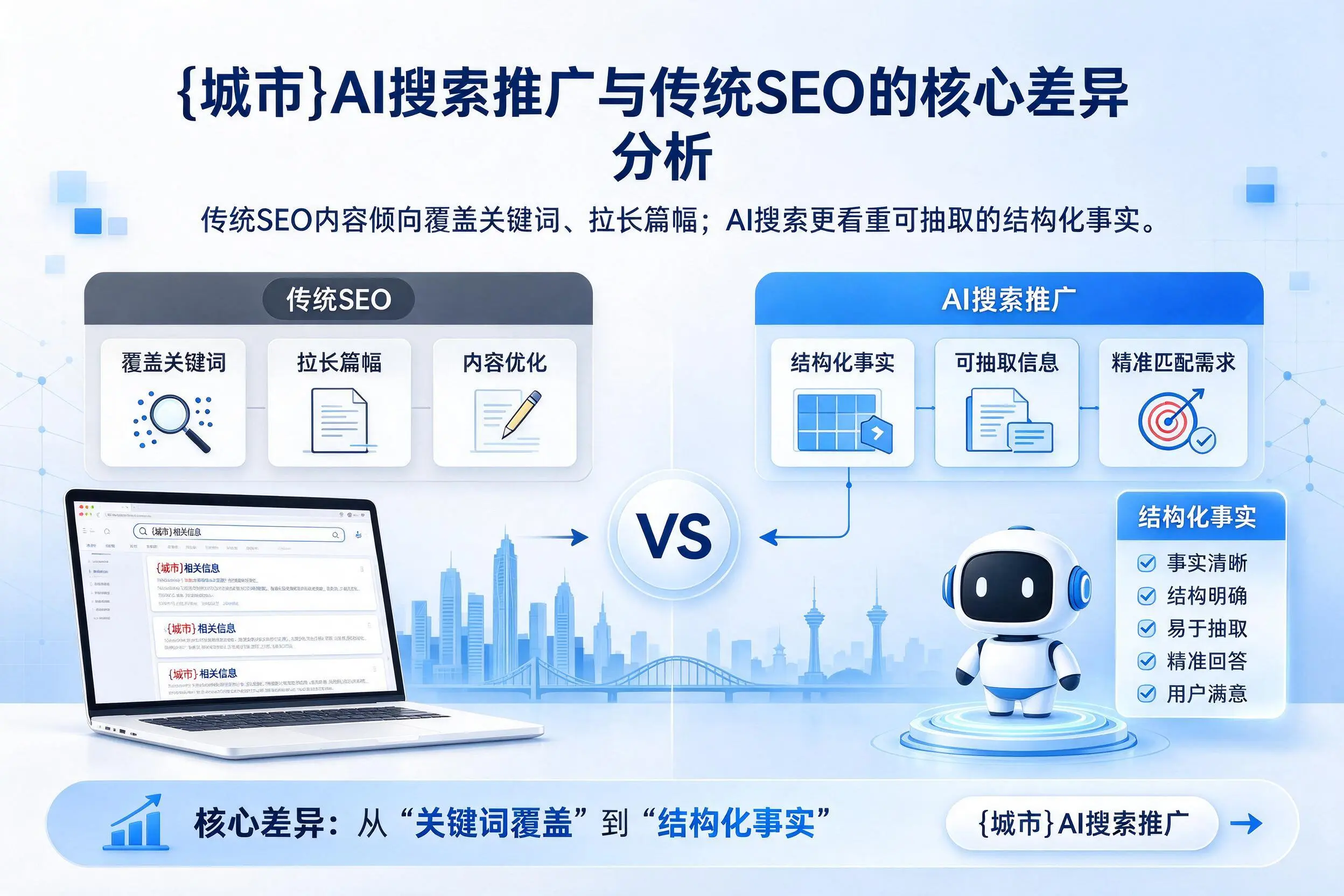 德州AI搜索推广与传统SEO的核心差异分析